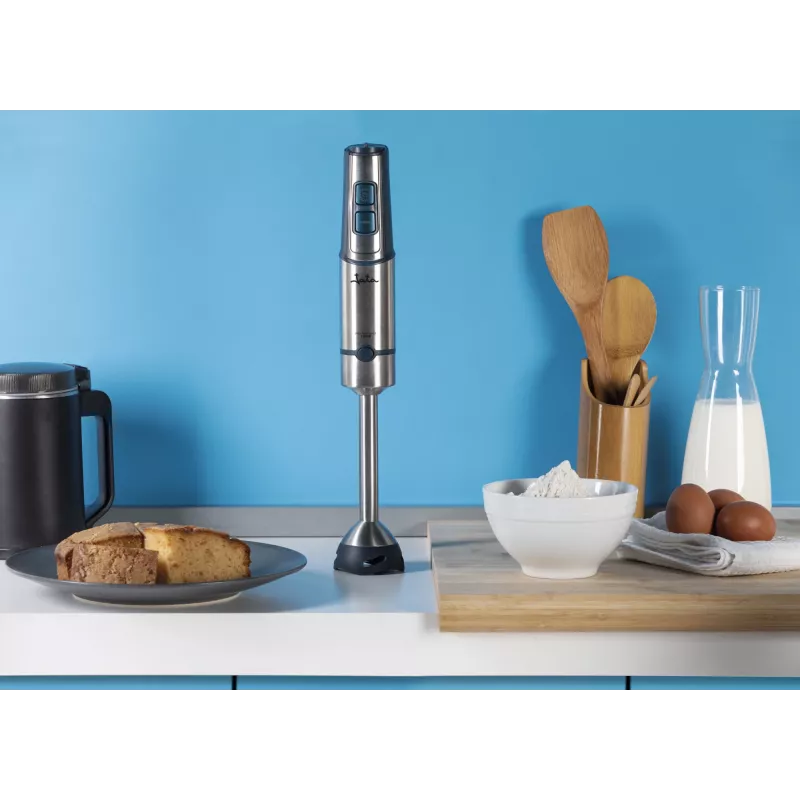 Iegremdējamais blenderis Jata JEBT1854 — 1500 W, līdz 14 500 apgr./min, nerūsējošā tērauda asmeņi, tumši zila