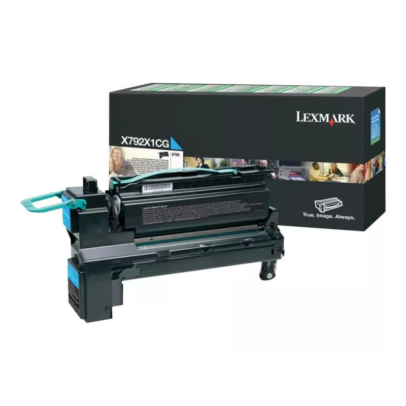 Lexmark X792X1CG - Toneris ciāna krāsā - priekš X792de, X792dte, X792dtfe, X792dtme, X792dtpe, X792dtse