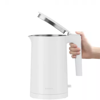 Electric kettle Xiaomi 1.7 L 1800 W balta — nerūsējošais tērauds, pogas vāks, siltumizolācija