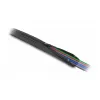 DeLOCK pītais apvalks 3m x 50mm, melns, karstumizturīgs