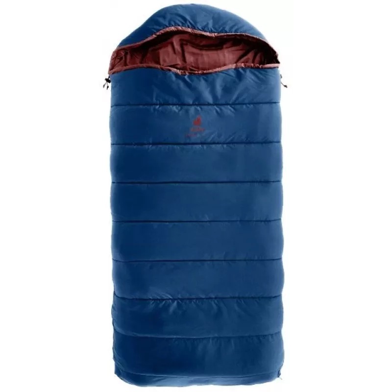 Deuter bērnu guļammaiss Starlight SQ (130-170 cm) - nightblue/redwood