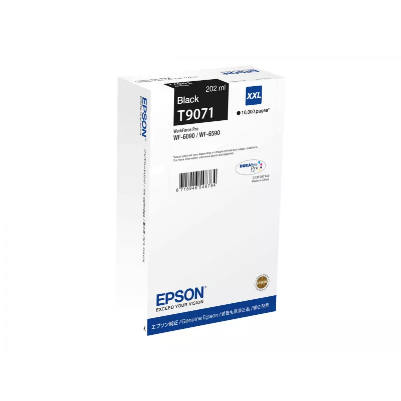 Epson C13T90714N oriģinālā melnā tintes kasetne, 1 gab.