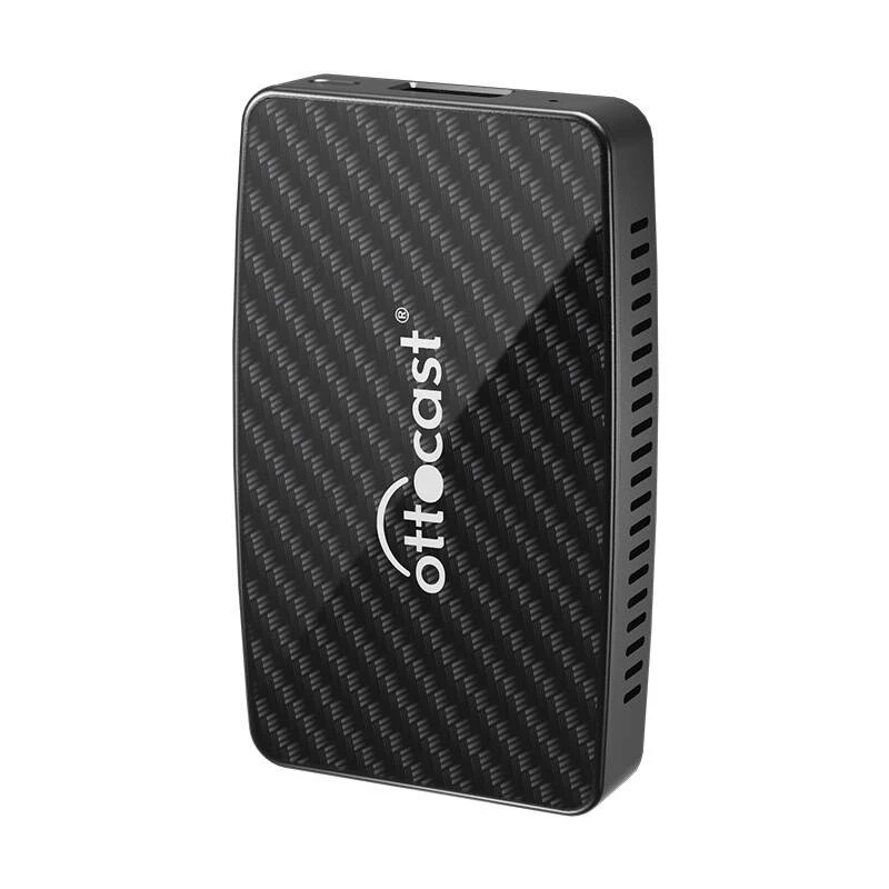 CarPlay/Android adapteris Ottocast CA400-S — 4 vienā: bezvadu CarPlay un Android Auto, vadu Apple CarPlay un Android Auto, melns