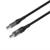 Fiksēts | USB-C/USB-C kabelis ar displeja atbalstu, PD atbalsts, 2m, USB 2.0, 100W | FIXDD-CC2-BK