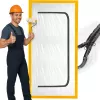 putekļu barjera durvju renovācijai, putekļu aizkars 220X110 durvis