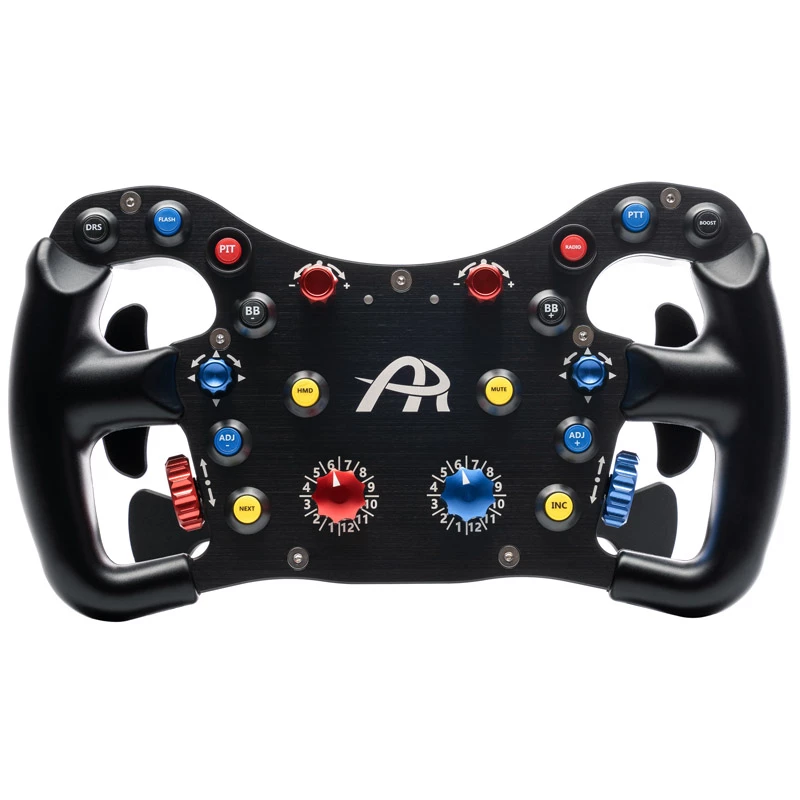 Stūres rats Ascher Racing F64-USB V3 — tauriņstila ergonomisks dizains, USB savienojums