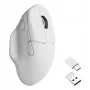 Bezvadu piemērota abām rokām optiskā pele Keychron M7-A24 30000 DPI RF Bluetooth USB-C balta