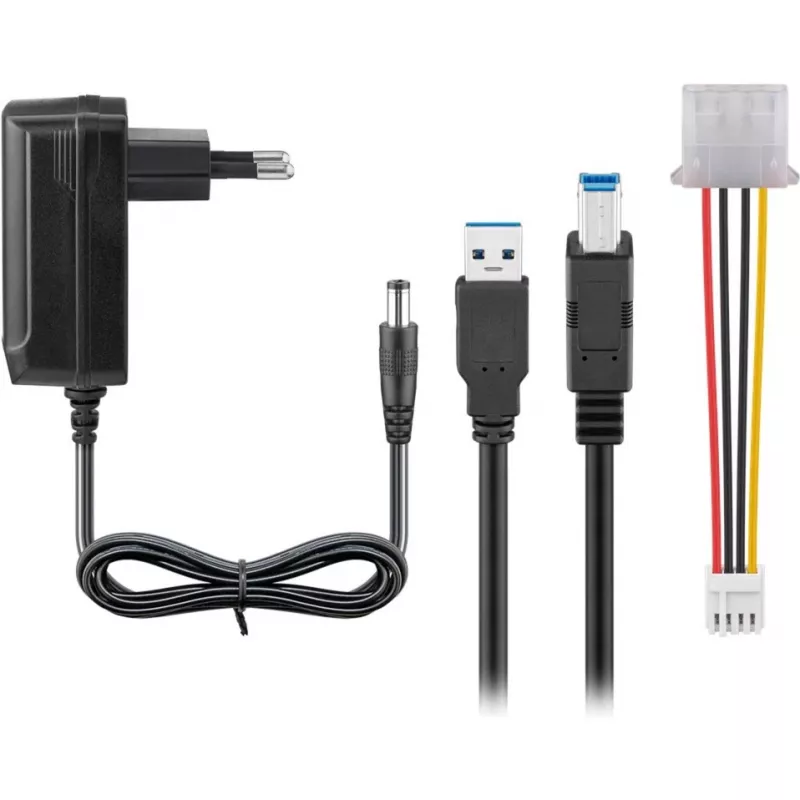 Ārējais HDD/SSD adapteris WENTRONIC USB 3.0 — Goobay 72013 (IDE/SATA atbalsts)