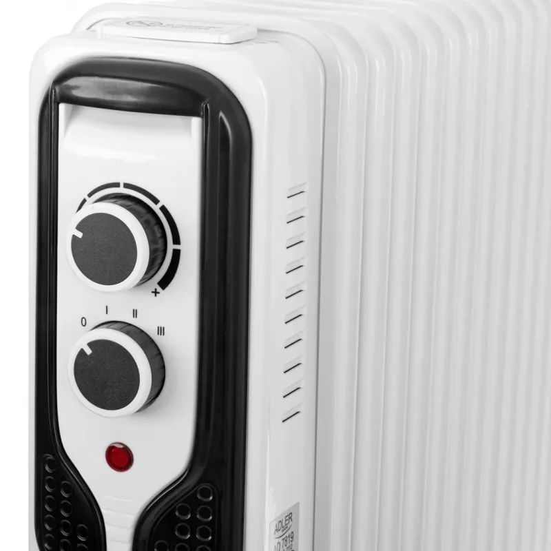 Adler | Ar eļļu pildīts radiators | AD 7816 | Ar eļļu pildīts radiators | 2000 W | Jaudas līmeņu skaits 3 | Piemērots telpām līdz m2 | Balts