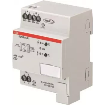 DALI-Gateway Basic ABB DG/S2.64.1.1, 2 kanālu saskarne DALI vadībai