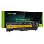 Baterija zaļa Cell LE05 Lenovo ThinkPad T410 T420 T510 T520 W510 Edge 14 15 E525 — 11.1 V 4400 mAh Li-Ion, 6 elementi, melna