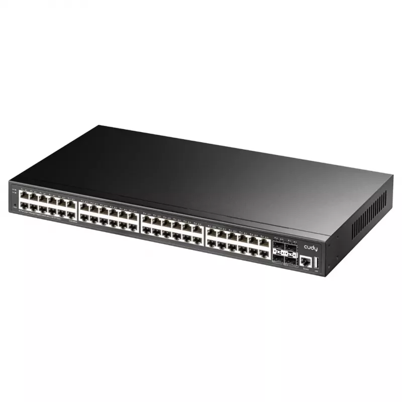 Pārvaldāms slēdzis Cudy GS5048S4 L3 Gigabit Ethernet 48 porti 4 SFP+