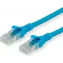 ROLINE - komutācijas kabelis - RJ-45 (V) uz RJ-45 (V) - 30 cm - SFTP - CAT 6a - Zils (21.15.2974)