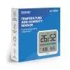 Iekštelpu temperatūras un mitruma sensors SAVIO CT-01/W, LCD displejs, -10–55°C, 10–99%RH, baterija CR2032