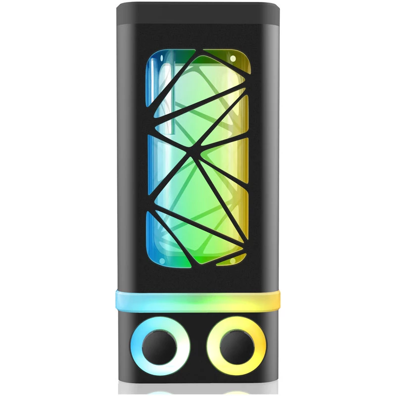 RAIJINTEK ANTILA PURE R100B rezervuārs 172,5 mm ARGB melns pielāgotai ūdens dzesēšanai
