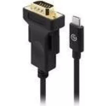ALOGIC Elements Series - Ārējais videoadapteris - USB-C - VGA - Melns - mazumtirdzniecība (ELUCVG-02RBLK)