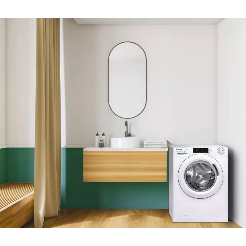 CANDY veļas mazgājamā mašīna CS 128TXME/1-S, energoefektivitātes klase A, 8 kg, 1200 apgr./min, inverters