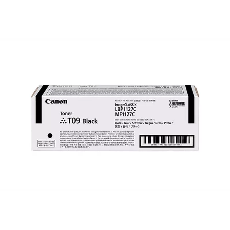 Canon TONER T09 BK tonera kasetne 1 gab. Oriģināls Melns