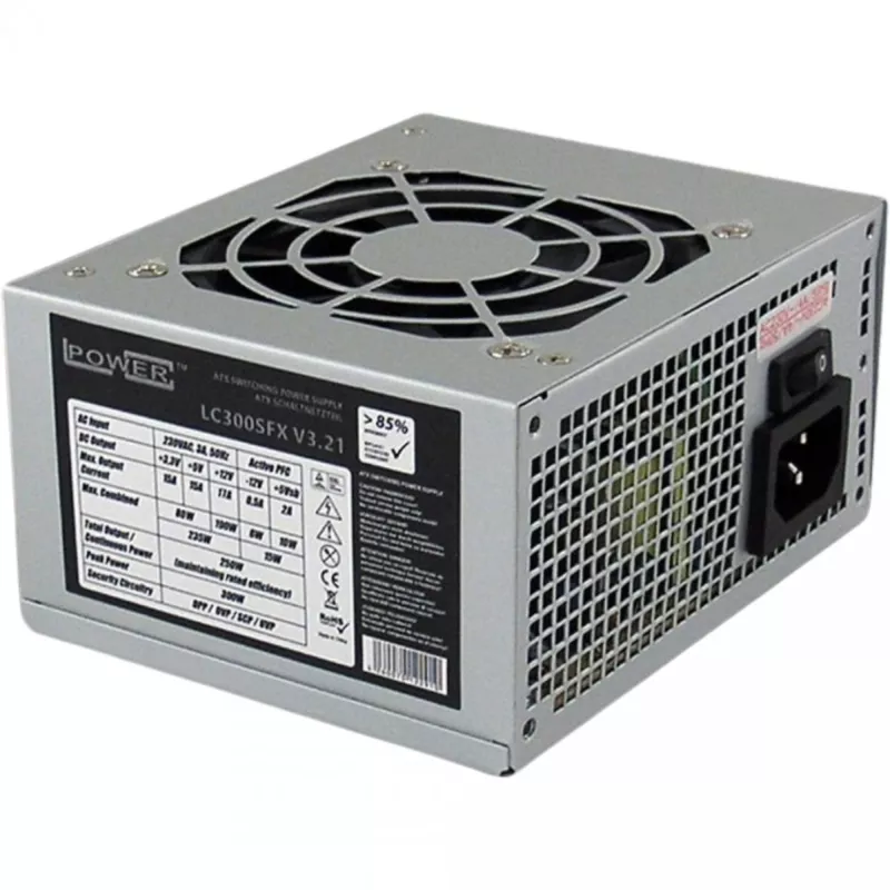LC-Power LC-1400MI-300SFX datora korpuss Micro Tower melns
