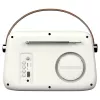 Portatīvais radio SAVIO RS-02 — analogais FM skaņotājs, Bluetooth 5.3, USB barošana, 3 W, balts