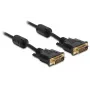 DVI kabelis DeLOCK 83192 5 m DVI-D melns