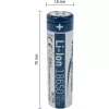 ANSMANN - akumulators 18650 - litija jonu - 2600 mAh - 9,36 Wh - sudrabains (1307-0000)