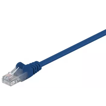 Wentronic Goobay CAT 5e Patch kabelis, U/UTP, zils, 0,5 m - CCA vara maisījums (68335)