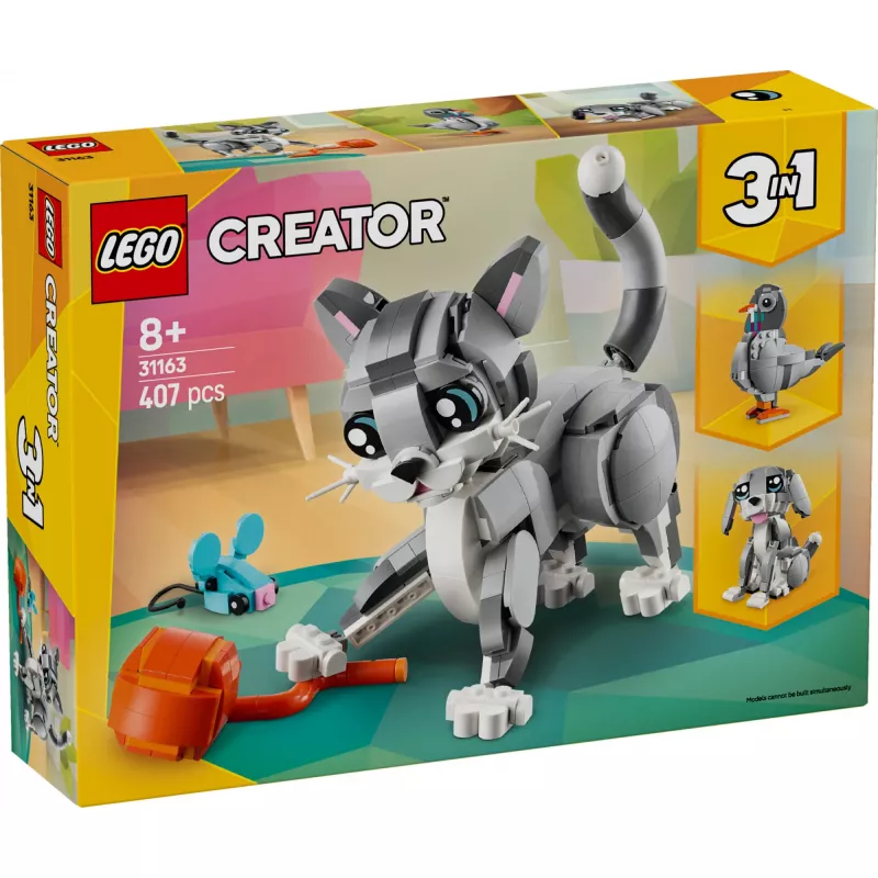 LEGO CREATOR 3 IN 1 31163 Rotaļīgs kaķis