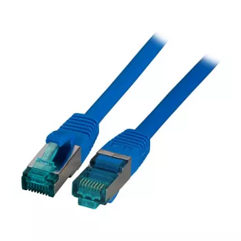 EFB-Elektronik RJ45 komutācijas kabelis Cat.6A S/FTP LSZH zils 0,25 m Ražotājs: EFB Elektronik (MK6001.0,25BL)