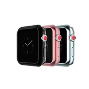 Aizsargapvalks Devia Gold-plated sērijas V2 Apple Watch 44mm, rozā zelta apdare