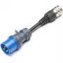 drošības adapteris JUICE CONNECTOR, CEE32 / 230V, vienfāzes (zils, paredzēts JUICE BOOSTER 2)
