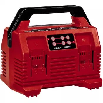 EINHELL Power X-Quattrocharger 4A - Universāls Power X-Change lādētājs 4 akumulatoriem (LED statusa displejs | Paralēlā uzlāde | Ātrā uzlāde | Uzlādes pārvaldība | Re