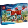 LEGO komplekts Disney 43268 Pludmales māja — modulāra mājas būvēšana, 834 detaļas, 5 minifigūras, vecumam 9+