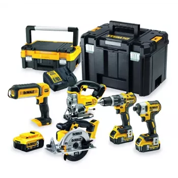 DEWALT. KOMBO KOMPLEKTS 18V DCK551P3T (DCD796+DCF887+DCS39+DCS331+DCL050) 3x5.0Ah TSTAK