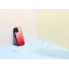 Aizsargājošs telefona maciņš iKins Apple iPhone 12 / 12 Pro, rozā ezera krāsa ar melnu apdari