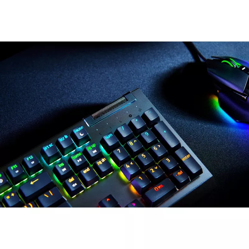 Razer MelnsWidow V4 X tastatūra, spēlēm, USB, QWERTZ, vācu, melna