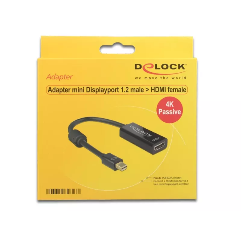 Video kabeļa adapteris DeLOCK 62613 Mini DisplayPort uz HDMI