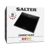 Salter 9207 BCFEU12 kompakti elektroniskie vannasistabas svari - melni