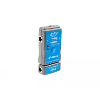 Lanberg NT-0403 tīkla kabeļu testeris PoE testeris Zils