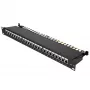 Patch panelis - Extralink CAT6A STP, 24 porti
