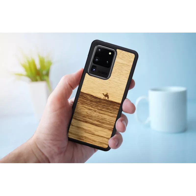 Telefona maciņš man and wood Galaxy S20 Ultra terra Melns