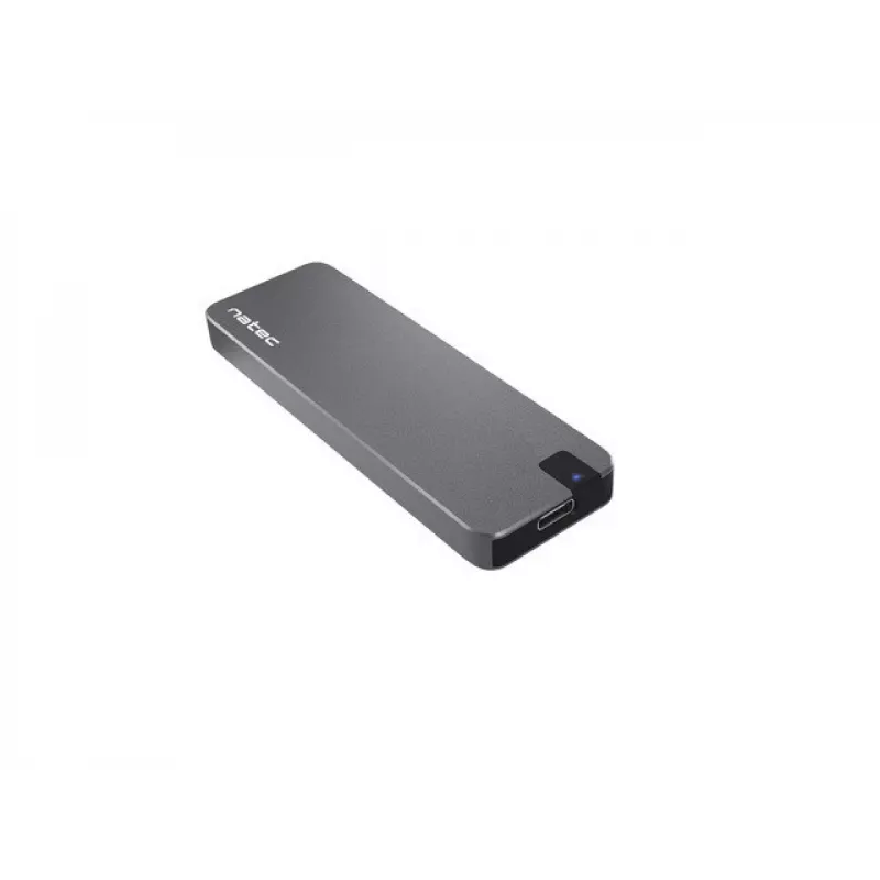 SSD korpuss NATEC Rhino M.2 NVMe Melns 2 TB USB Type-C, M.2 NVMe, USB 3.1 Gen 2, atbalsta 30 mm