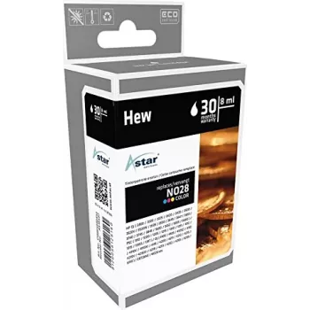 ASTAR AS15597 - Tinte uz pigmenta bāzes - Ciāna - fuksīna - Dzeltena - HP - HP Deskjet 3320 - 3325 - 3420 - 3425 - 3520 - 3535 - 3550 - 3645 - 3647 - 3650 - 3745 - 3845 - Deskjet 5650,.