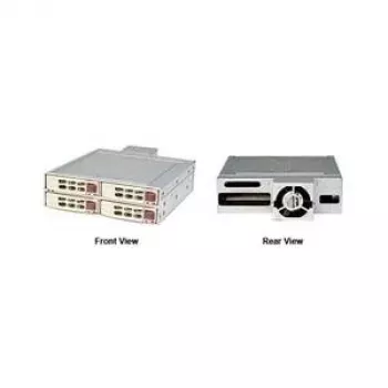 Disku nodalījuma panelis Supermicro CSE-M14TQC, melns, 147×201×41 mm, LED indikatori