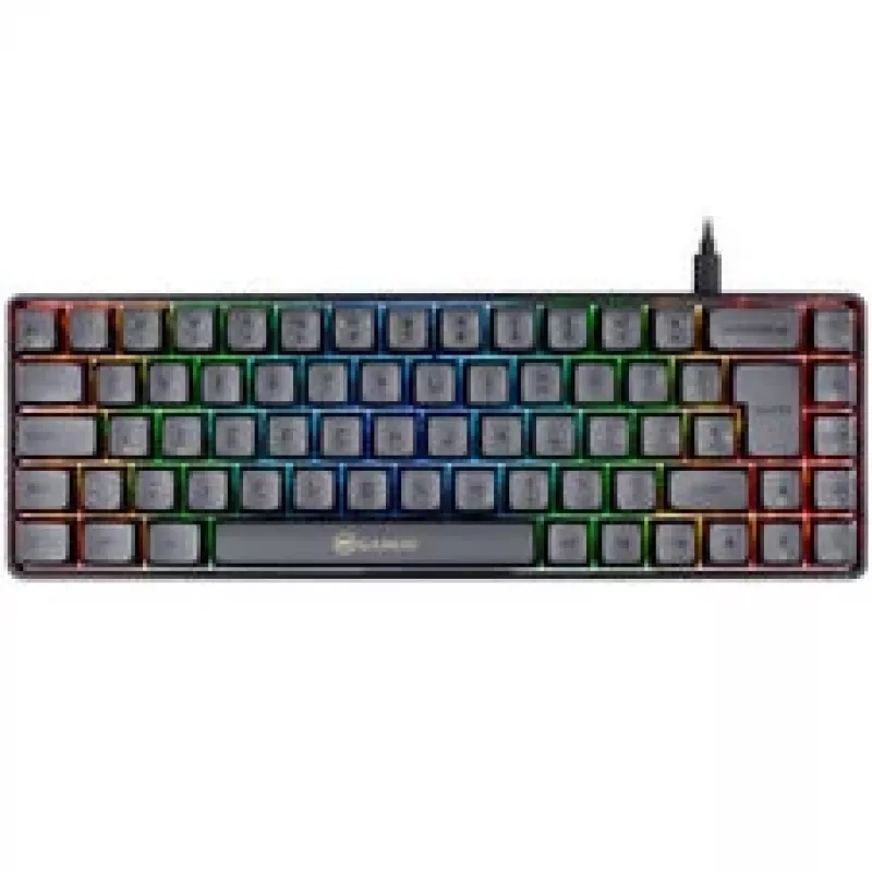 GAMIAC TKL69G SF spēļu tastatūra, Kailh Zils - melna/pelēka