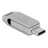 USB zibatmiņa DeLOCK 16 GB USB-C Type-A metāla korpuss
