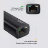 Ethernet adapteris Aukey CB-A30 USB‑C uz Gigabit RJ45 10/100/1000 Mbps, USB 3.0, alumīnija, LED indikatori