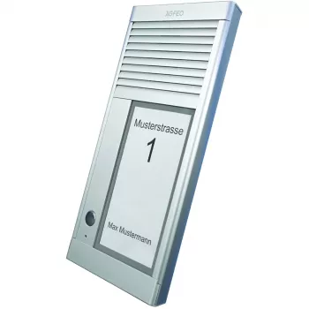 AGFEO DoorSpeak 1, vadu, IP33, alumīnijs, alumīnijs, sienas, 115 mm
