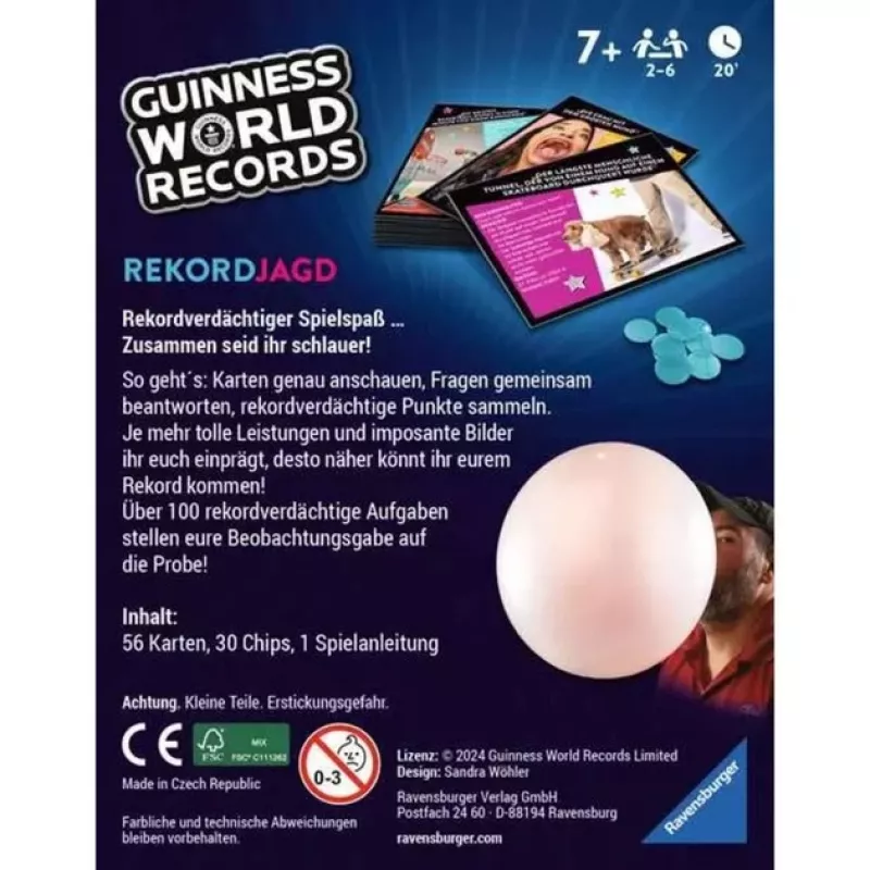 Guinness World Records - Rekordu medības, kāršu spēle