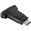 Wentronic Goobay HDMI™ / DVI-D adapteris, HDMI standarta spraudnis (A tips), melns - 19 kontaktu HDMI™ spraudnis > DVI-D (24+1) ligzda (68098)